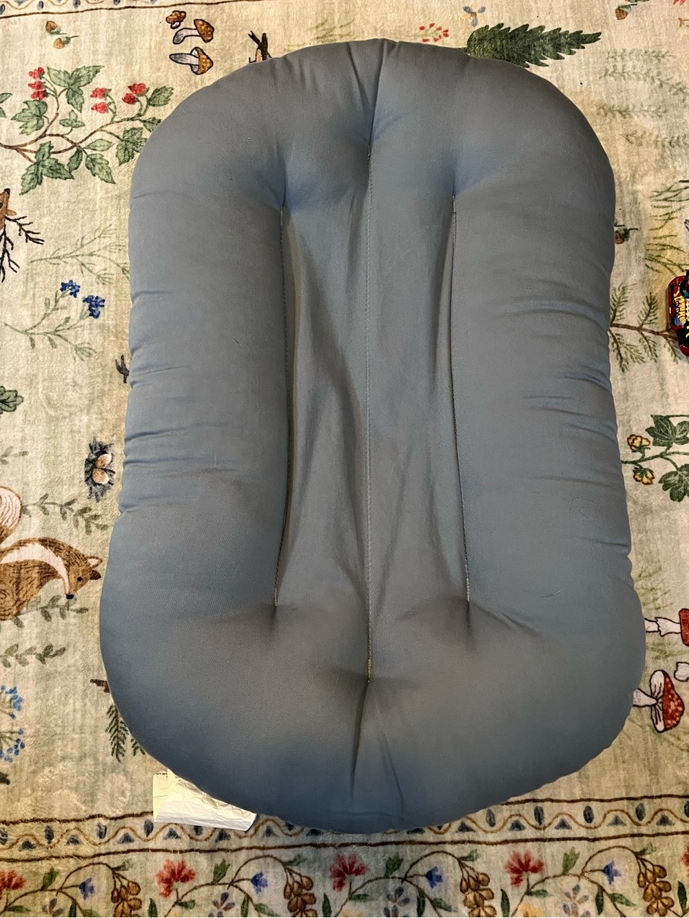 Snuggle Me Organic Infant Lounger - Blue